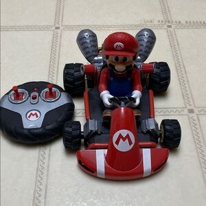 Mario Remote Control Red Kart Toy - Classic Character Racer 2023